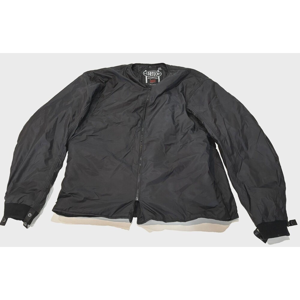 Cortech Men’s 3XL Black Motorcycle Jacket Liner Full Zip Tour Master Riding Gear